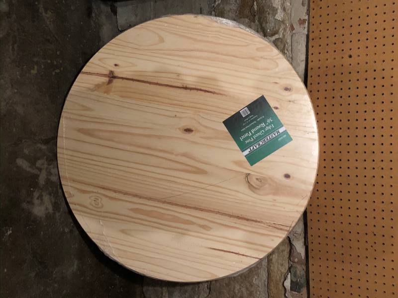 Edge Glued Pine Round