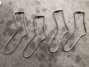 lot 107 image: Antique Metal Sock molds