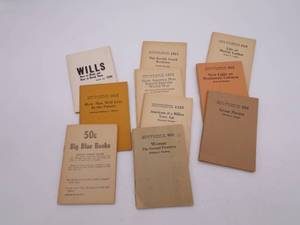 lot 6 image: Antique Very highly collectible little Blue books