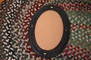 lot 80 image: Old wooden frame Repurposed into Cork tac board