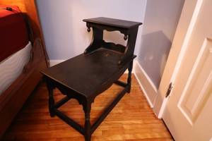 lot 137 image: Solid wood Darcey End Table