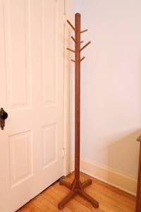 lot 151 image: Solid wood  Coat rack