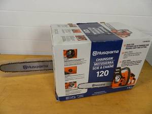 lot 12 image: New Husqvarna 120 Mark II Chainsaw