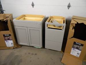 lot 30 image: 2 Base Cabinets for Repair