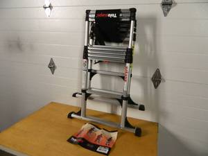 lot 41 image: New Telesteps Telescoping Aluminum Step Ladder