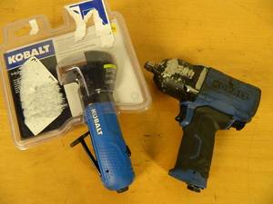 lot 45 image: Kobalt Air Impact and New Cutting Wheel