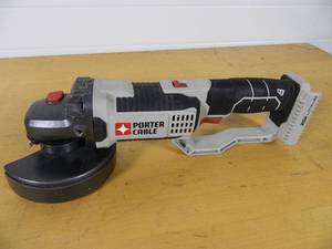 lot 54 image: Porter Cable 20 volt Cordless 4 12 inch Grinder