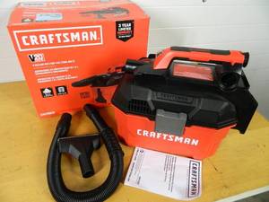 lot 56 image: Craftsman V20 Cordless 2 Gallon WetDry Vac