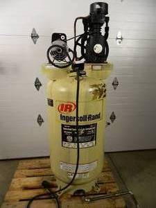 lot 4 image: 80 Gallon Ingersoll Rand 2 Stage Air Compressor