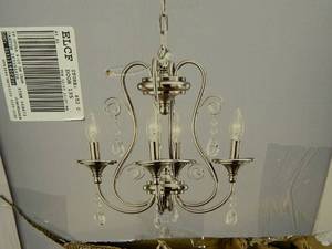 lot 72 image: New Portfolio 4-Light Chandelier