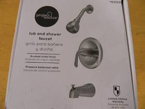lot 97 image: New Tub and Shower Faucet Kit