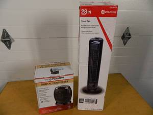 lot 98 image: New Fan and Space Heater
