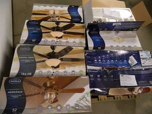 lot 112 image: Customer Return Ceiling Fans, Take What You Want