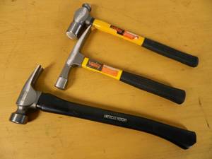 lot 127 image: 3 New Hammers