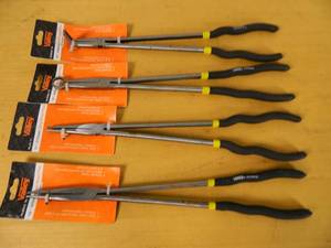 lot 130 image: 4 Specialty Extra Long Pliers