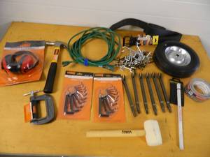 lot 133 image: New Tools and Shop Supplies