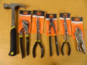 lot 135 image: New Pliers, Hammer, Etc