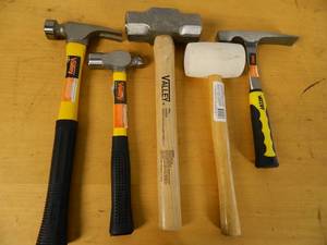 lot 141 image: 5 New Hammers
