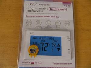 lot 158 image: New LUX Touchscreen Programmable Thermostat