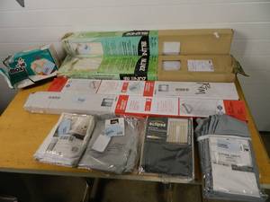 lot 170 image: Customer Return Blinds, Curtains, Trash Bags
