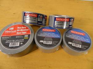lot 176 image: 5 New Rolls of Duct Tape