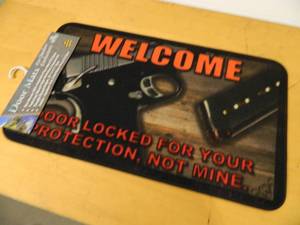 lot 192 image: New Pro 2A Gun Rug  Entrance Mat