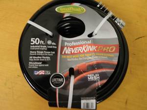 lot 207 image: New 50 ft Neverkink Garden Hose