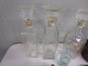 lot 196 image: Vintage Lighters & Whiskey Decanters