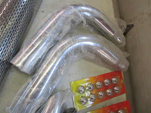 lot 48 image: (New) LED Lights, Chrome Pipe & Lugnut Covers