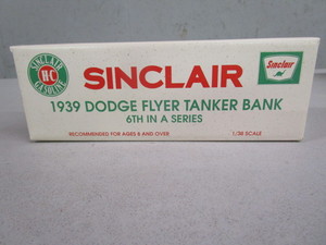 lot 121 image: (New in Box) 1939 Dodge Flyer Tanker Die-Cast Bank