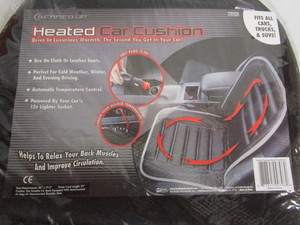 lot 156 image: (New) Heated Car Cushion, Cordless Drill, Engine Heater