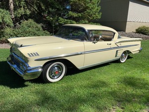 lot 1 image: Pristine Condition 1958 Chevy Impala - What A Beauty