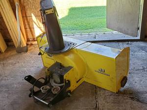 lot 8 image: John Deere Snow Blower Attachment