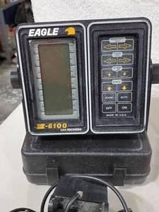 lot 203 image: Eagle Z-6100 Fish Finder & Misc Fishing Tackle