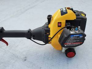 lot 220 image: Yellow Botens BL110 Gas Powered Weed Trimmer