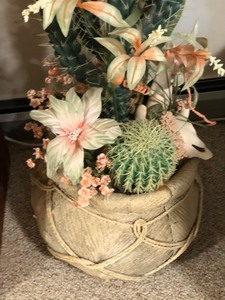 lot 165 image: Faux Cactus Plant