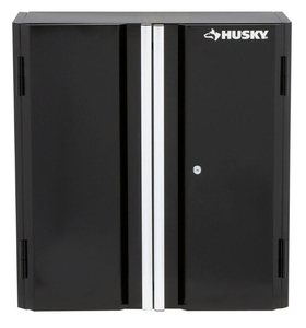 lot 4 image: HUSKY 29 in. H x 28 in. W x 12 in. D Steel Garage Wall Cabinet