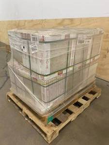 lot 7 image: Pallet of PROJECT SOURCE Tiolo Beige Glazed Ceramic Floor Tile