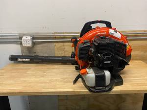 lot 14 image: ECHO 216 MPH 517 CFM 58.2cc Gas 2-Stroke Cycle Backpack Leaf Blower with Tube Throttle