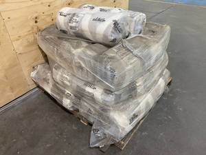 lot 22 image: ALLEN  ROTH Pallet of Barrbridge 2 x 8 Stone cameo Indoor Trellis Mid-Century Modern Runners