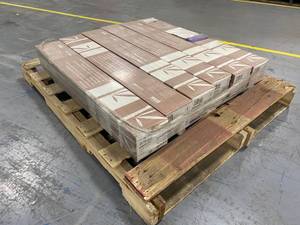lot 23 image: NATURAL FLOORS Lot of Six Cases of 5-in Dark Java Bamboo Engineered Hardwood Flooring (14.85-sq ft per box)