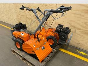 lot 31 image: YARDMAX Lot of Two- 18 in. 208cc Dual Rotating Rear Tine Tiller Briggs and Stratton