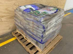 lot 60 image: BIOADVANCED- Pallet of 24 lb bags of All-in-1 Weed and Feed Granules