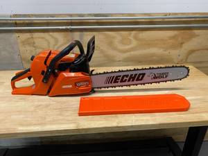 lot 72 image: ECHO 20 in. 59.8 cc Gas 2-Stroke Cycle Chainsaw
