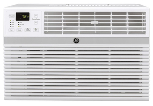 lot 48 image: GE 14,000 BTU 115-Volt Smart Window Air Conditioner with Remote in Gray