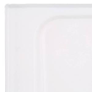 lot 103 image: Bootz Industries ShowerCast Plus 60 in. x 32 in. Single Threshold Shower Pan in White with Square Chrome Shower Drain Cover Right Drain 010-1102-00CH