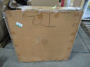 lot 125 image: Noble House Mariam Mix Mocha Square Wicker Outdoor Dining Table 12112