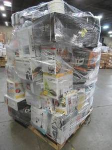 lot 201 image: WHOLESALE MIXED PALLET OF MISCELLANEOUS KITCHENWARE, SMALL APPLIANCES AND MORE
