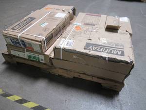 lot 219 image: ELECTRICIANS WHOLESALE MIXED PALLET OF MISCELLANEOUS LOAD CENTERS AND JUNCTION BOXES