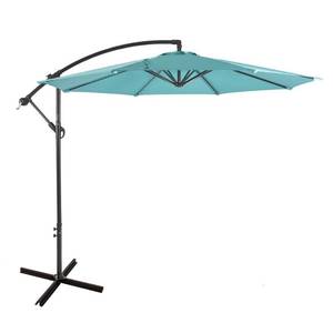 lot 314 image: Westin Outdoor Bayshore 10 ft. Cantilever Hanging Patio Umbrella in Turquoise, 9805151.